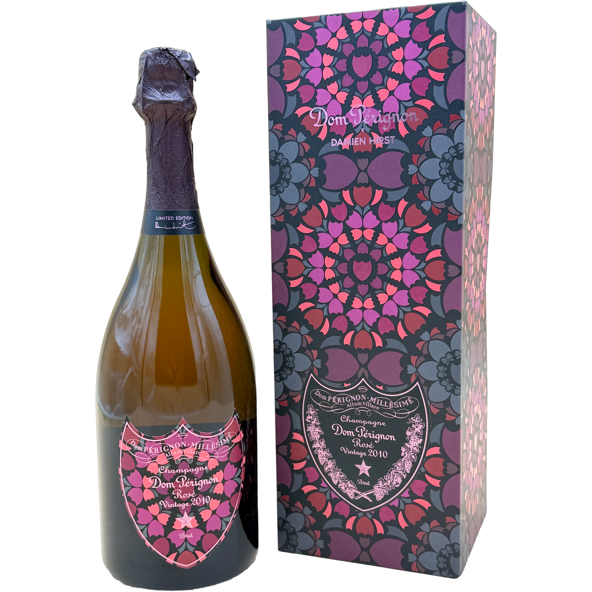 Dom Pérignon Rosé Damien Hirst Limited Edition in Giftbox | 2010 | 0,75 Liter