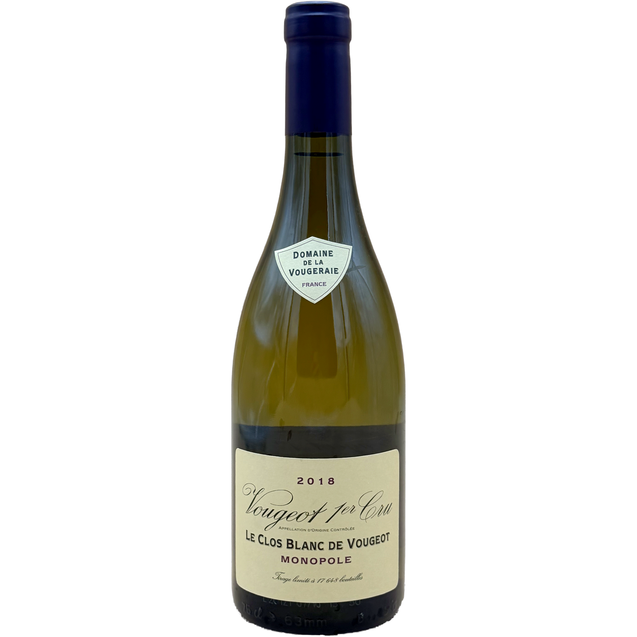 Domaine de la Vougeraie Le Clos Blanc de Vougeot 1er Cru Monopole | 2018 | 0,75 Liter